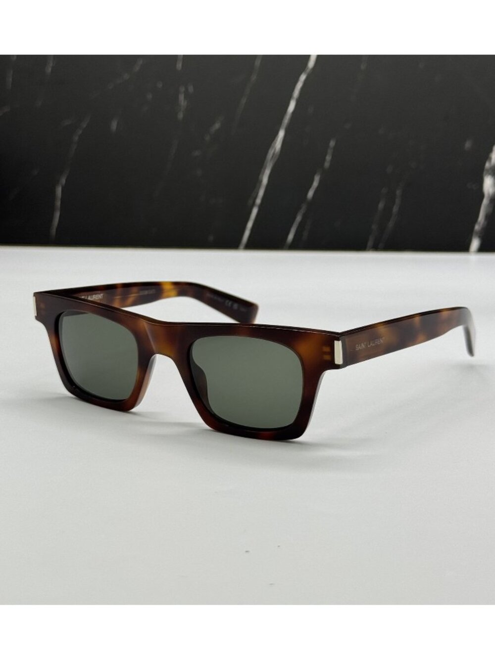 NWT Saint Laurent SL719 003 Havana Unisex Sunglasses